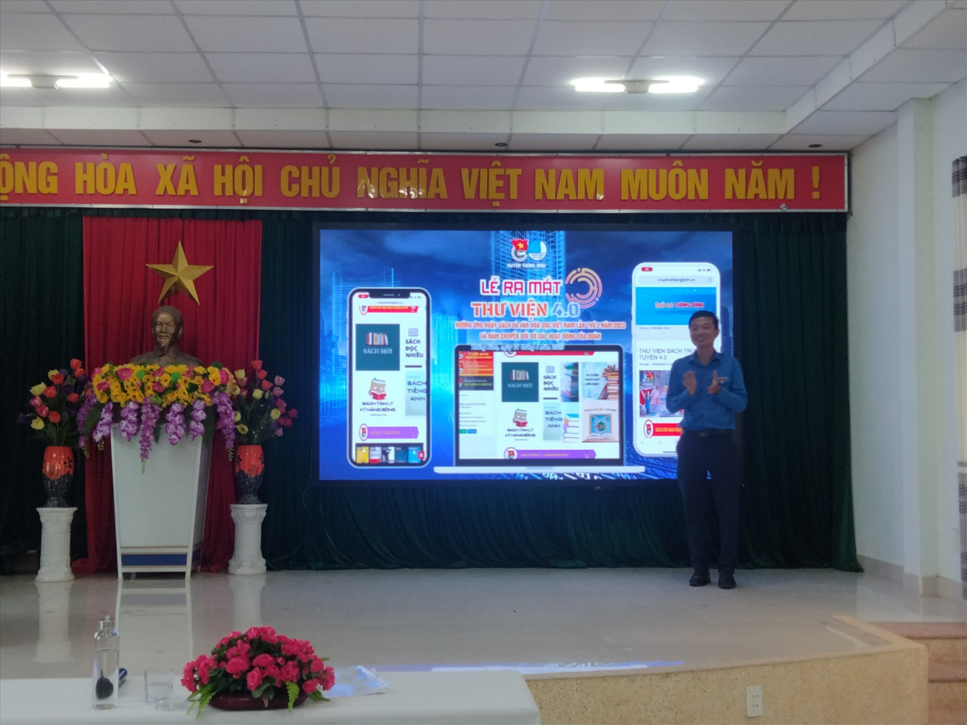 Huyện đoàn Thăng Bình ra mắt Thư viện 4.0