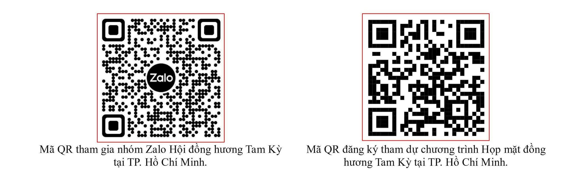 Mã QR tham gia nhóm Zalo Hội đồng hương Tam Kỳ tại TP