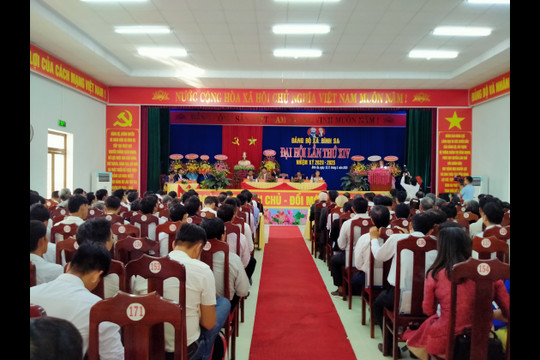 Đại hội Đảng bộ xã Bình Sa lần thứ XIV, nhiệm kỳ 2020 - 2025