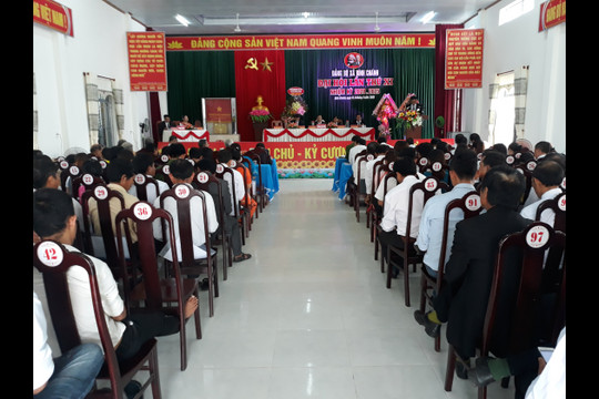 Đảng bộ xã Bình Chánh tổ chức Đại Hội lần thứ XI,  nhiệm kỳ 2020-2025