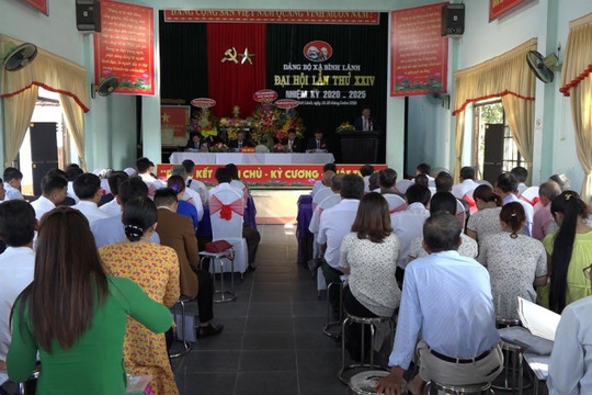 Đại hội Đảng bộ xã Bình Lãnh lần thứ XXIV (2020 - 2025)