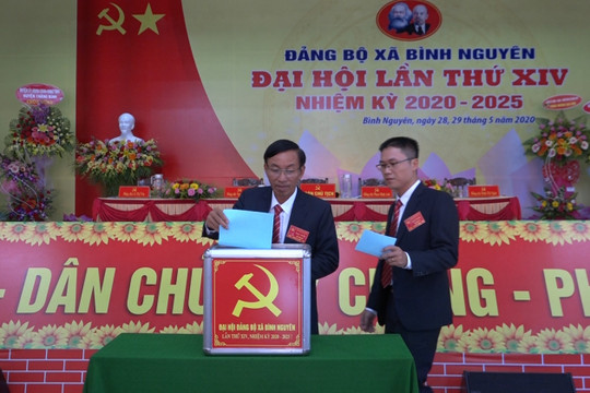 Đảng bộ xã Bình Nguyên tổ chức Đại hội lần thứ XIV