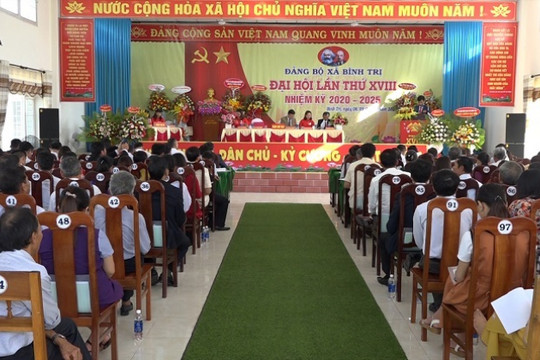 Đại hội Đảng bộ xã Bình Trị lần thứ XVIII