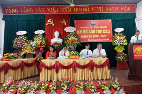Đại hội lần thứ XXII Trung tâm y tế Thăng Bình