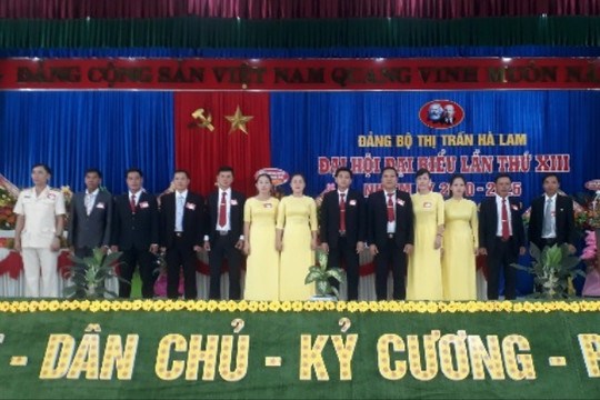Đại hội đại biểu Đảng bộ thị trấn Hà Lam lần thứ XIII