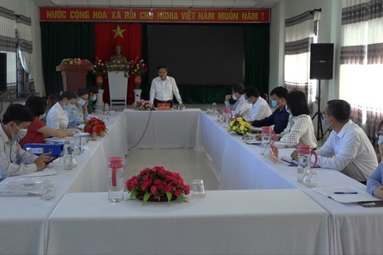 Mặt trận tỉnh kiểm tra công tác chuẩn bị bầu cử tại Thăng Bình