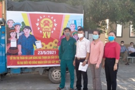 Hội LHPN huyện Thăng Bình tích cực tham gia công tác Bầu cử đại biểu quốc hội khóa XV và đại biểu Hội đồng nhân dân các cấp nhiệm kỳ 2021-2026