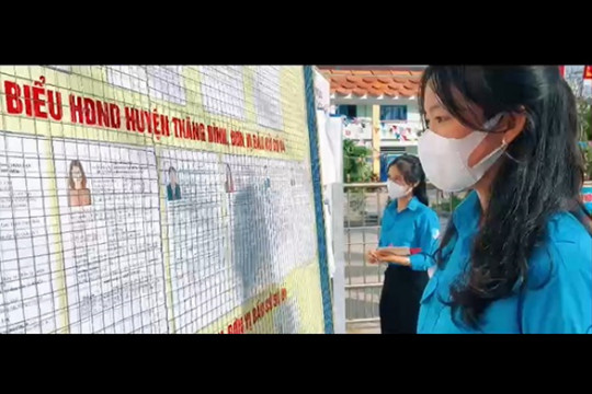 Tuổi trẻ Thăng Bình hưởng ứng chiến dịch truyền thông “Tôi đi bầu cử”