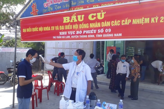 Đến 10h30: Đã có hơn 80% cử tri thị trấn Hà Lam tham gia  bỏ phiếu