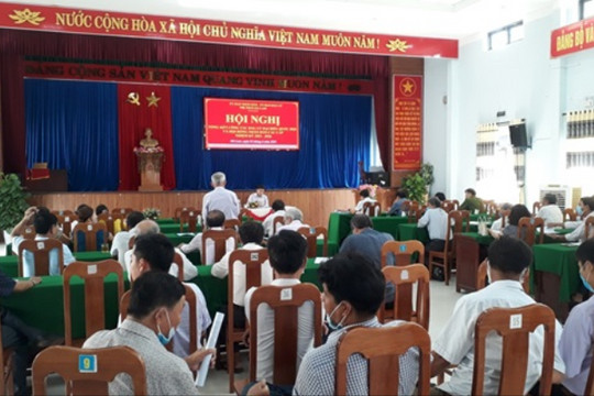 Thị trấn Hà Lam Hội nghị tổng kết công tác bầu cử đại biểu Quốc hội, HĐND các cấp nhiệm kỳ 2021 - 2026