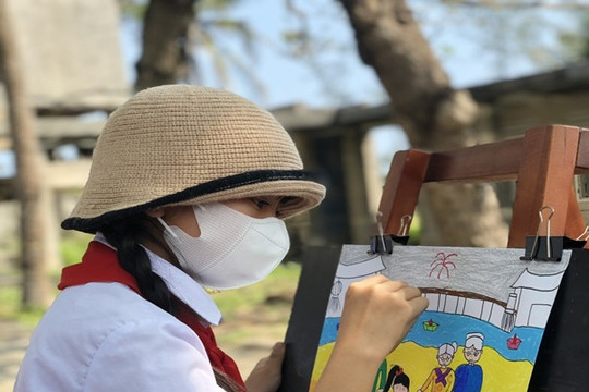 Bình Minh tổ chức hội thi mỹ thuật thiếu nhi  với chủ đề “Hạnh phúc cho mọi người”