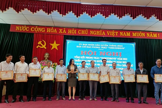 Thăng Bình tổng kết Phong trào “Toàn dân đoàn kết xây dựng đời sống văn hóa” năm 2022