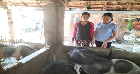 Bình Định Nam: Hỗ trợ trao phương tiện sinh kế cho Phụ nữ nghèo năm 2023