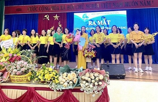 Hội LHPN xã Bình Nguyên: Ra mắt CLB “Dân vũ thể thao Mai Vàng”