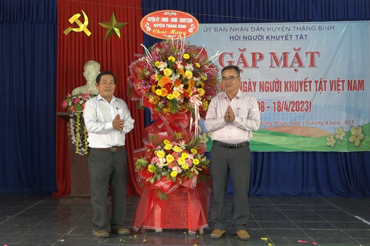 Thăng Bình kỷ niệm 25 năm ngày Người khuyết tật Việt Nam