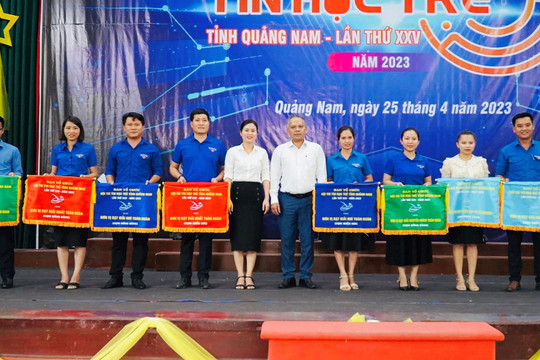 Thăng Bình đạt giải Khuyến Khích toàn đoàn tại Hội thi tin học trẻ tỉnh Quảng Nam