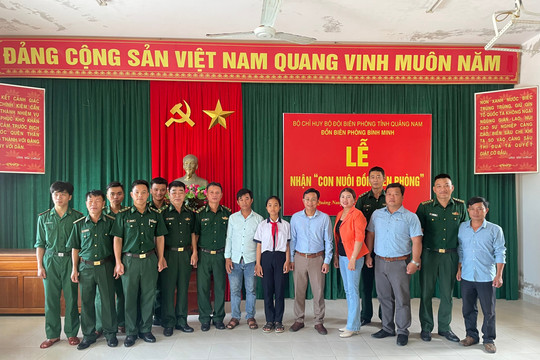 “Đón nhận con nuôi của Đồn Biên phòng”
