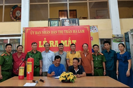 Ra mắt mô hình “Tổ liên gia an toàn phòng cháy, chữa cháy” (PCCC)