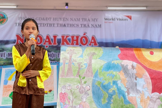 Hoạt động ngoại khóa với thông điệp bảo vệ môi trường, bảo vệ rừng