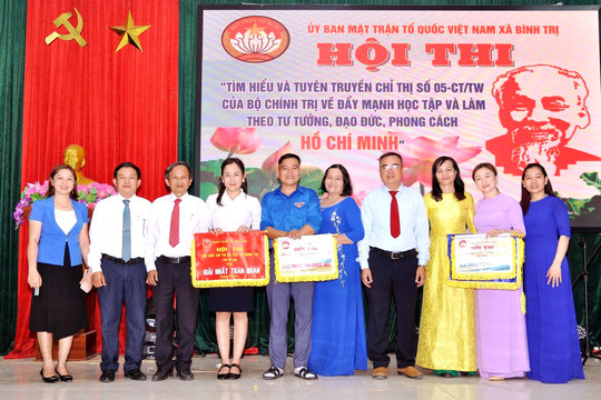 Bình Trị tổ chức hội thi tìm hiểu và tuyên truyền về thực hiện Chỉ thị 05