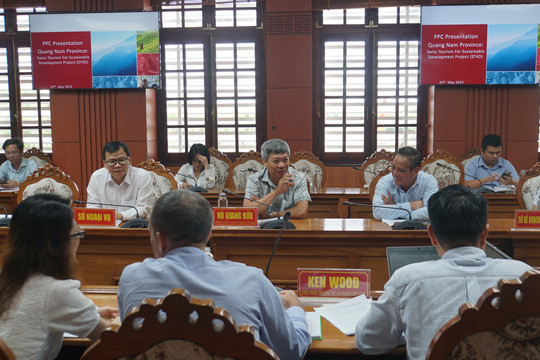 Thụy Sĩ làm việc với Quảng Nam về phát triển du lịch bền vững