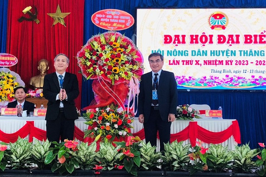 Hội Nông dân huyện Thăng Bình tổ chức Đại hội lần thứ X (nhiệm kỳ 2023 - 2028)