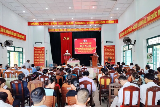 Bình Giang sơ kết giữa nhiệm kỳ thực hiện Nghị quyết Đại hội Đảng bộ