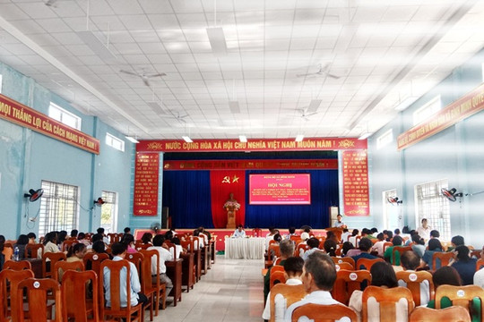 Bình Minh tổ chức hội nghị sơ kết giữa nhiệm kỳ  thực hiện Nghị quyết đại hội Đảng bộ xã Bình Minh  lần thứ XIII, nhiệm kỳ 2020 - 2025