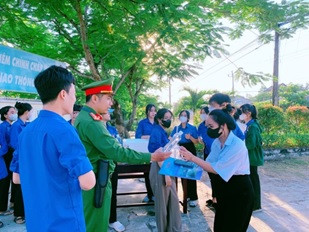 Công an huyện Thăng Bình đảm bảo an ninh, an toàn kỳ thi tốt nghiệp thpt năm 2023