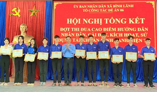 Bình Lãnh (Thăng Bình): Xã đầu tiên hoàn thành 3 chỉ tiêu của Đề án 06