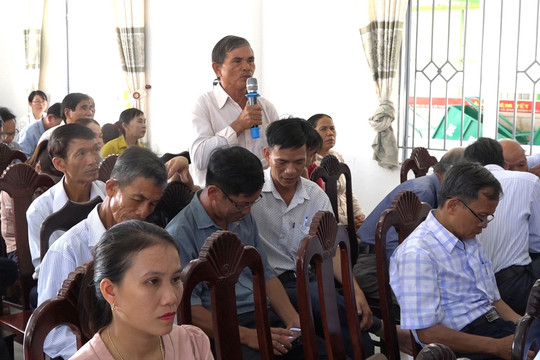 Đại biểu HĐND tỉnh, huyện tiếp xúc cử tri 11 xã cánh Trung và cánh Tây huyện Thăng Bình