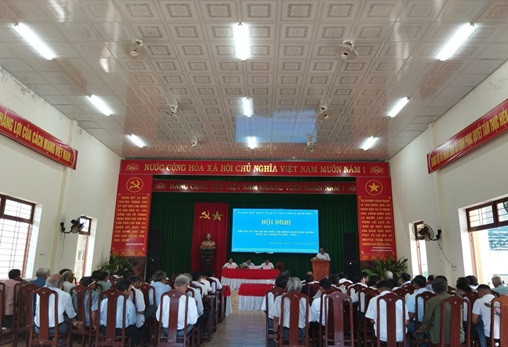 Hội nghị tiếp xúc cử tri với đại biểu HĐND huyện khóa XII, nhiệm kỳ 2021 - 2026 tại xã Bình Phục