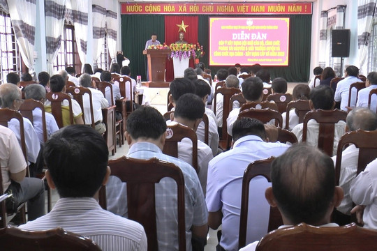 Thăng Bình góp ý cán bộ, công chức Phòng Tài nguyên - Môi trường huyện và công chức địa chính cấp xã