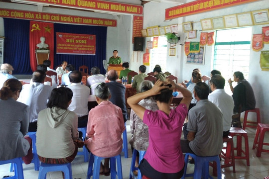 Bình Giang: Tổ chức Hội nghị Công an xã lắng nghe ý kiến Nhân dân năm 2023