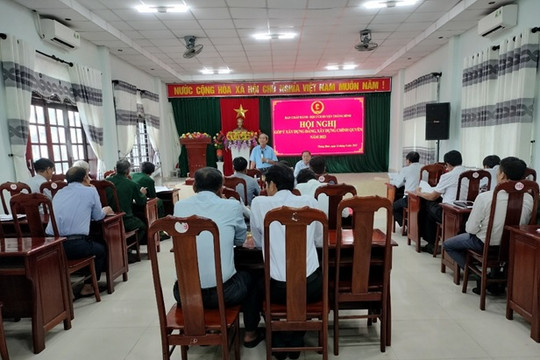 Hội Cựu chiến binh huyện Thăng Bình tổ chức Hội nghị góp ý xây dựng đảng, chính quyền năm 2023