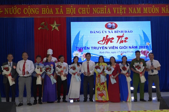 Xã Bình Đào tổ chức hội thi Tuyên truyền viên giỏi năm 2023