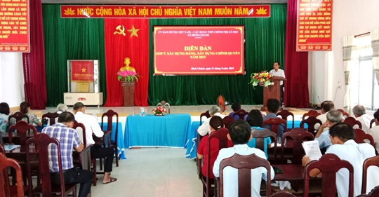 Bình Chánh: Tổ chức Diễn đàn “Góp ý xây dựng Đảng, xây dựng  chính quyền” năm 2023