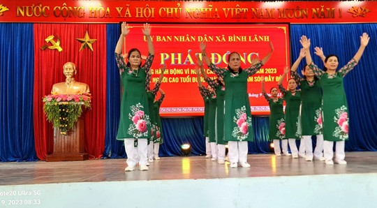 Bình Lãnh phát động tháng hành động vì người cao tuổi năm 2023