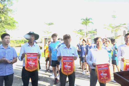 Hội Nông dân xã Bình Nguyên tổ chức giải bóng chuyền “Bông lúa vàng” năm 2023