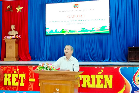 Hội Nông dân huyện Thăng Bình tổ chức gặp mặt nhân kỷ niệm 93 năm Ngày thành lập Hội nông dân Việt Nam (14/10/1930-14/10/2023)