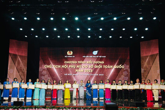 Thăng Bình có 01 cá nhân được vinh danh tại Chương trình biểu dương Chủ tịch Hội Phụ nữ cơ sở giỏi toàn quốc năm 2023