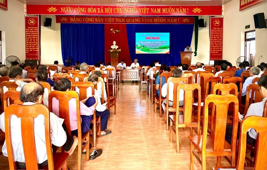 Bình Triều tổ chức Hội nghị sơ kết 03 năm thực hiện Chương trình mục tiêu quốc gia xây dựng NTM (2021 - 2023) và triển khai giải pháp trọng tâm giai đoạn (2024 - 2025)