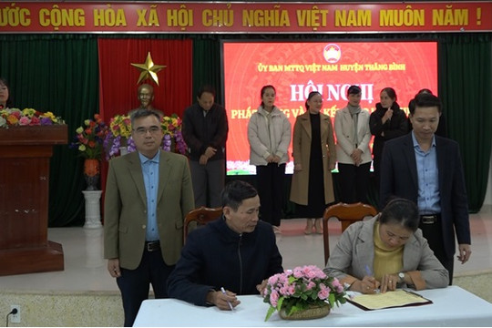 Mặt trận huyện Thăng Bình phát động thi đua năm 2024