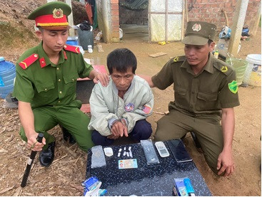 Công an xã Bình Trị, huyện Thăng Bình bắt giữ  vụ “Tàng trữ trái phép chất ma túy