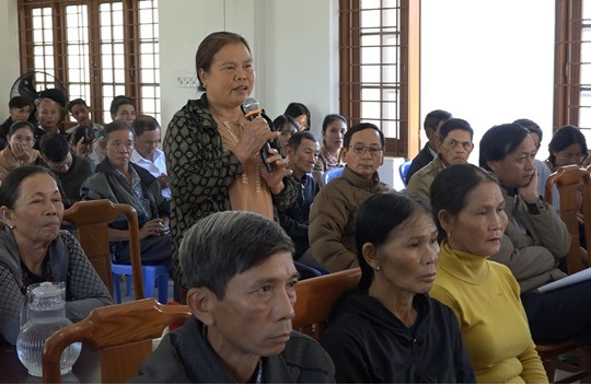 Đại biểu HĐND tỉnh tiếp xúc cử tri các xã cánh tây và trung