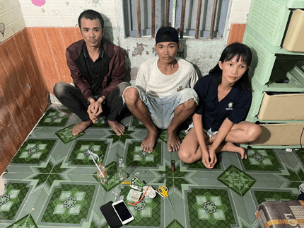 Công an xã Bình Triều, huyện Thăng Bình phát hiện, bắt giữ vụ “Sử dụng trái phép chất ma túy”