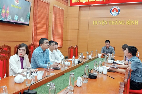 Năm 2023, Thăng Bình có 2.195 doanh nghiệp và cơ sở cá thể đang hoạt động