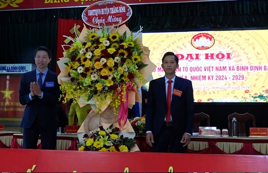 Ủy ban MTTQ Việt Nam xã Bình Định Bắc tổ chức đại hội lần thứ X