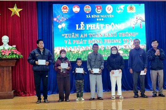 Xã Bình Nguyên phát động “Xuân an toàn giao thông”