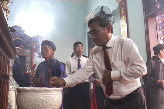 Xã Bình Triều tổ chức Lễ cúng Bà Chợ Được